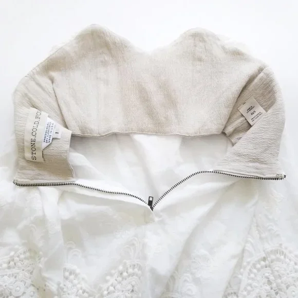 STONE COLD FOX | Marrakech White Lace Mini Dress 1 - Picture 11 of 16